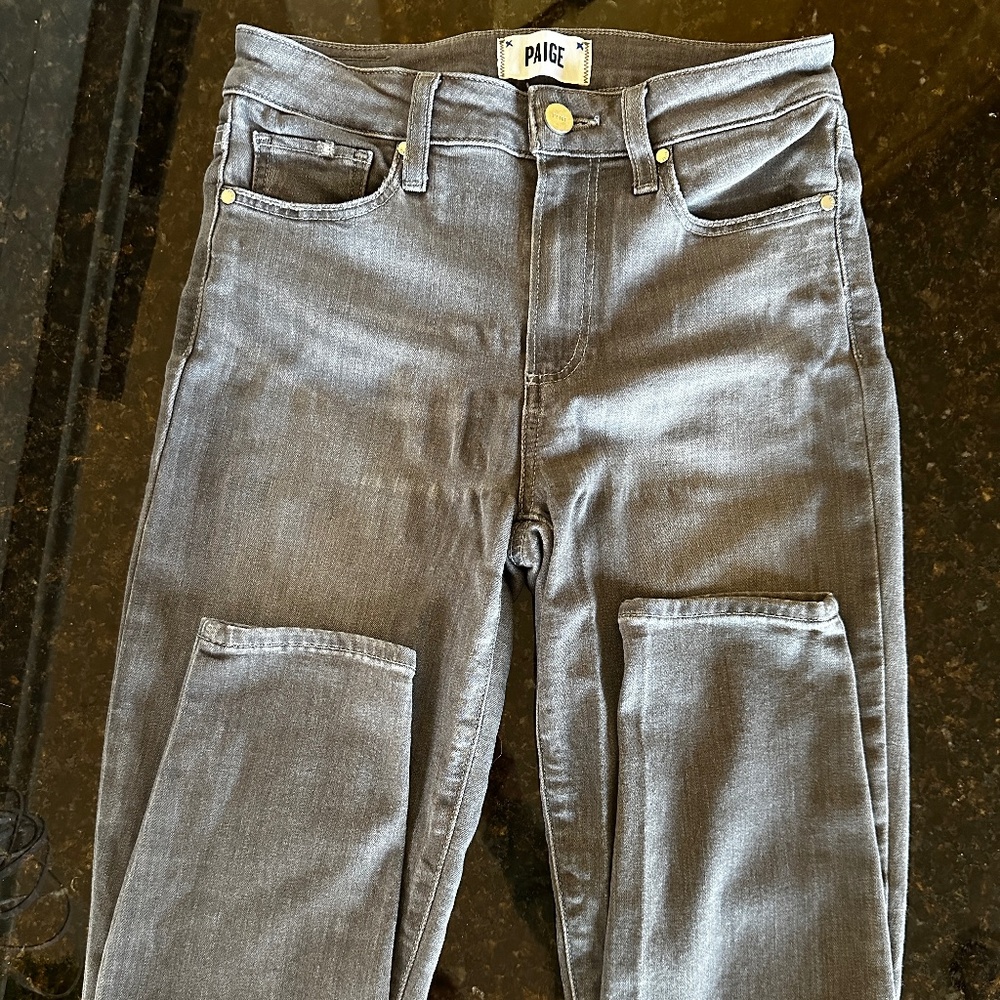 Paige Hoxton Ankle Women's Gray / Stone Dust Jeans
